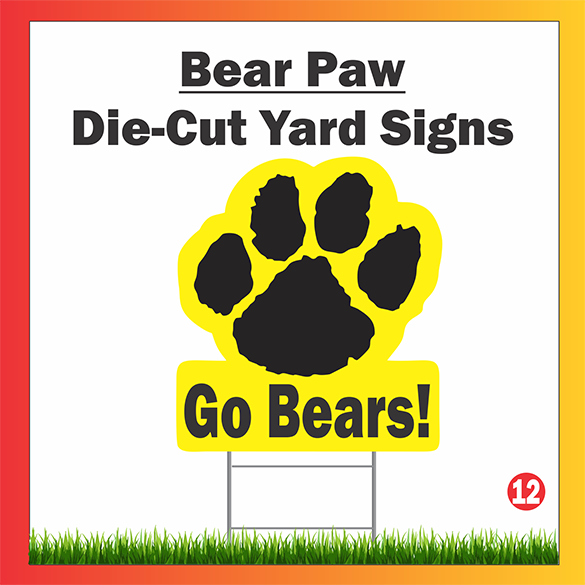 Custom Shaped Yard Signs