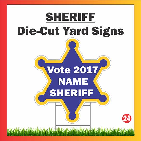 Custom Shaped Yard Signs