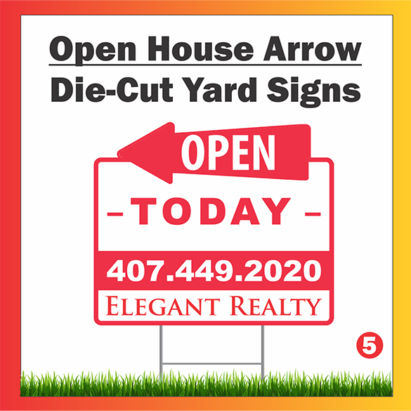 Custom Shaped Yard Signs