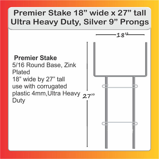 PREMIER STAKE HEAVY DUTY