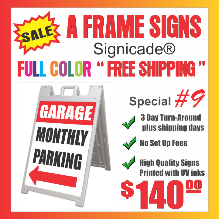 Full Color Yard Signs FREE SHIPPING