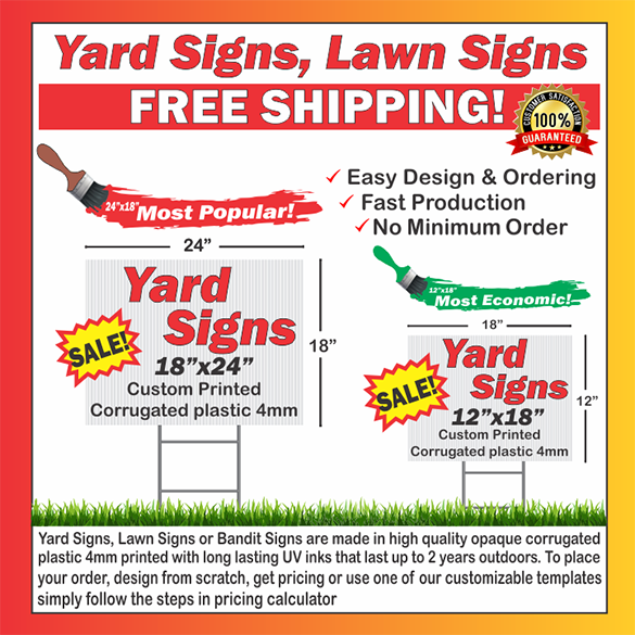 YARD SIGNS ORDER HERE: