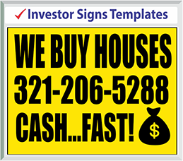 Browse Investor Signs Templates 24" x 18"