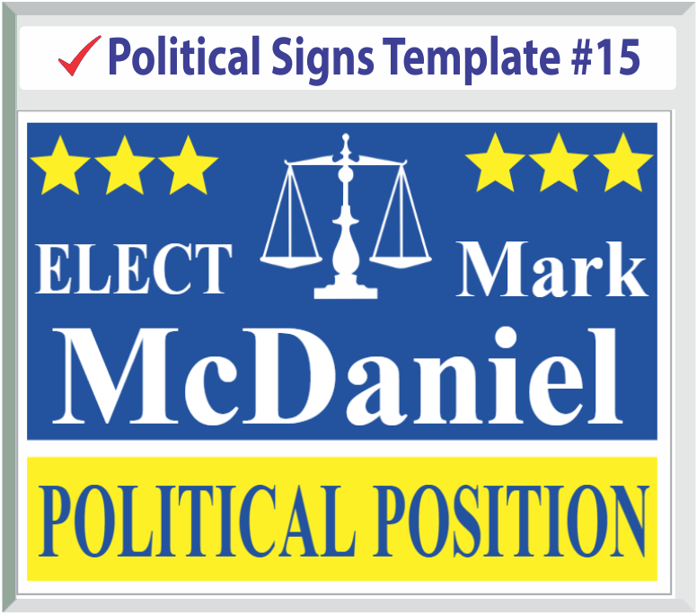 political-signs-templates