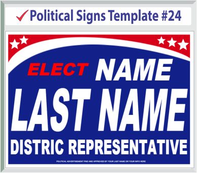 Select Political Signs Template #24