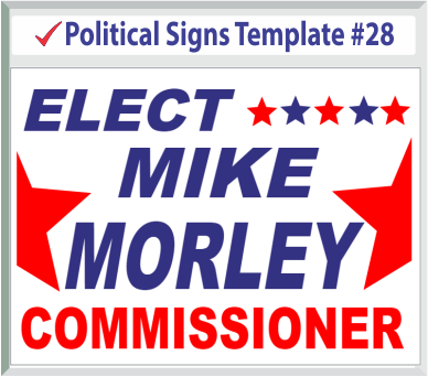 Select Political Signs Template #28