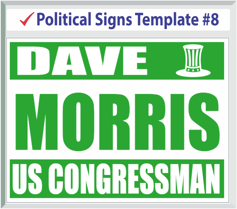 Select Political Signs Template #8