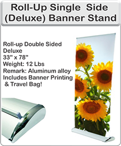 Order Deluxe Banner Stand