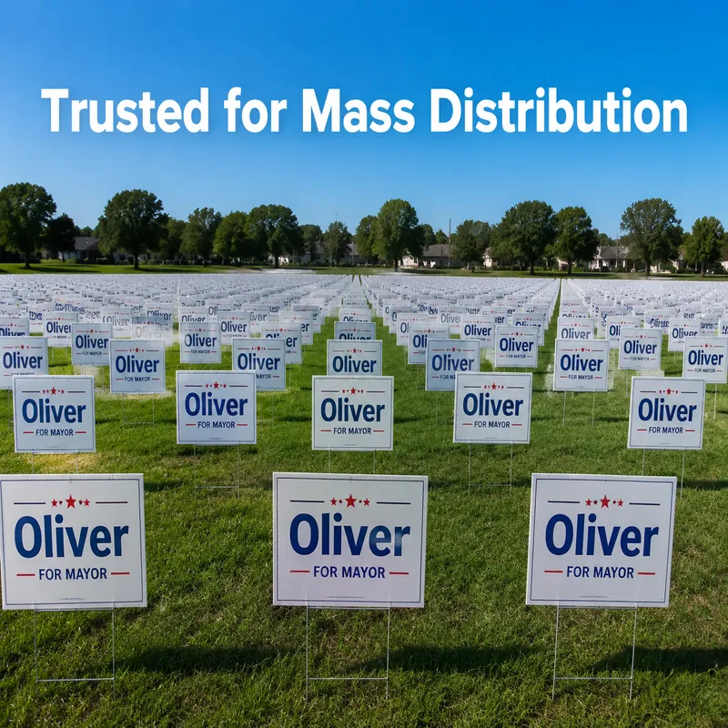 custom political yard signs wholesale GA FL