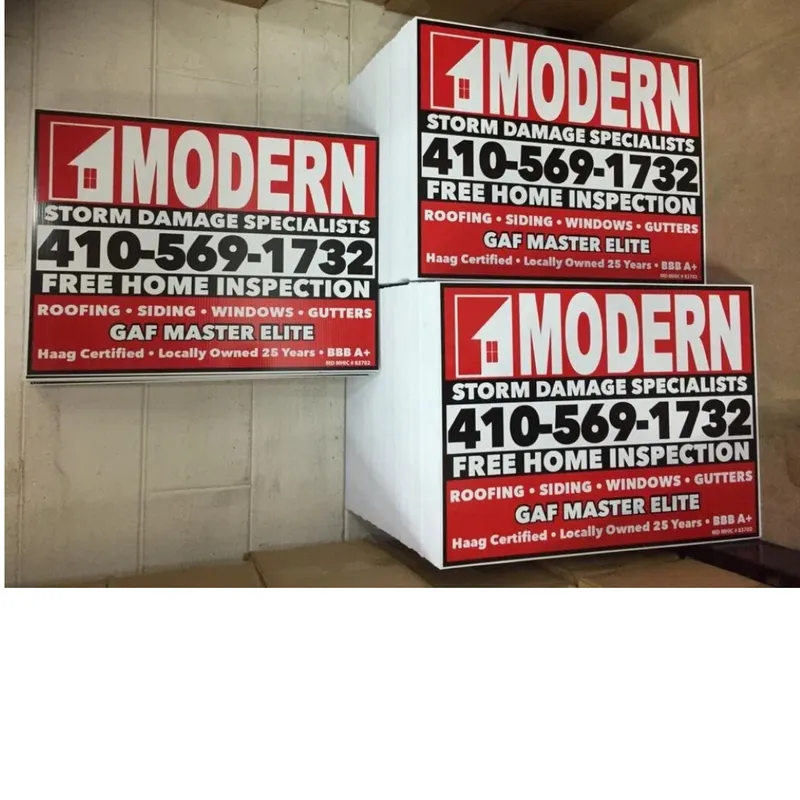 Custom 24x24 waterproof construction job site sign