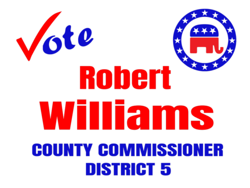 political signs template