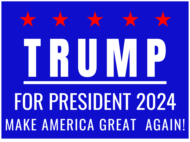 political signs template