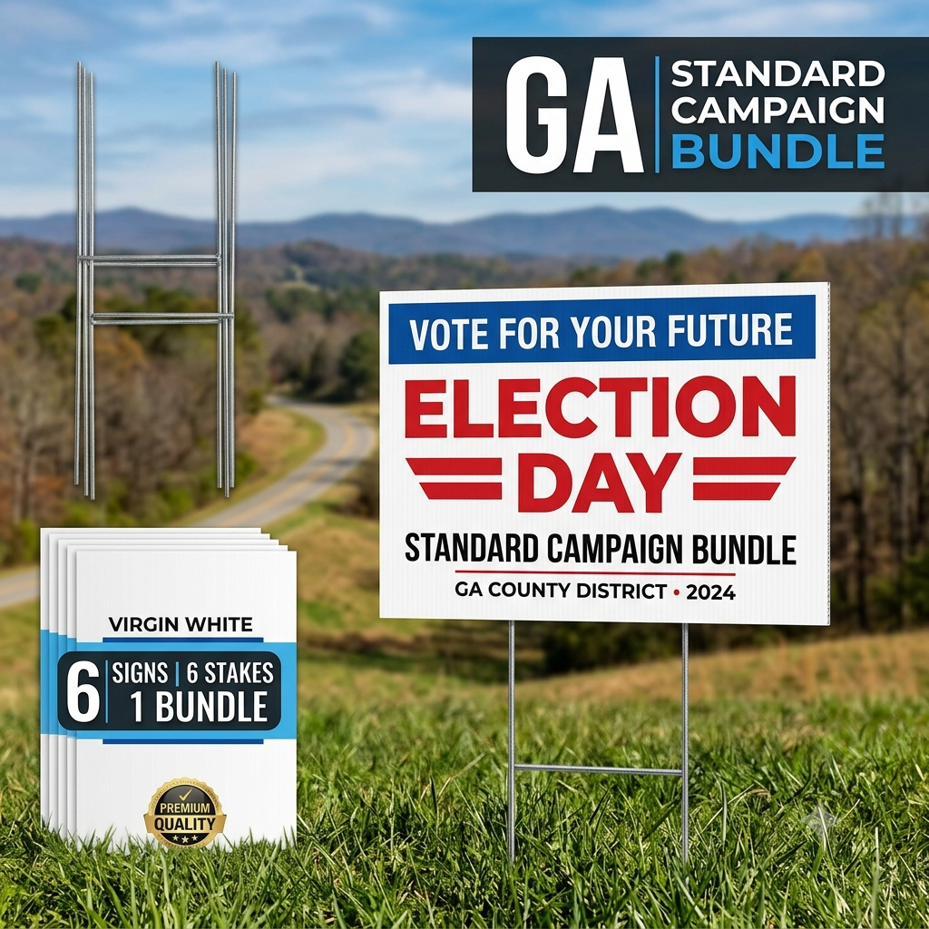 Standard 18x24 Campaign Yard Sign (Atlanta Dispatch Bundle)
